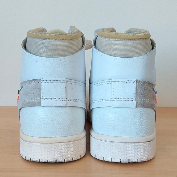 Off white × Air Jordan 1 high white "Euro" trainers - Picture 4 of 16